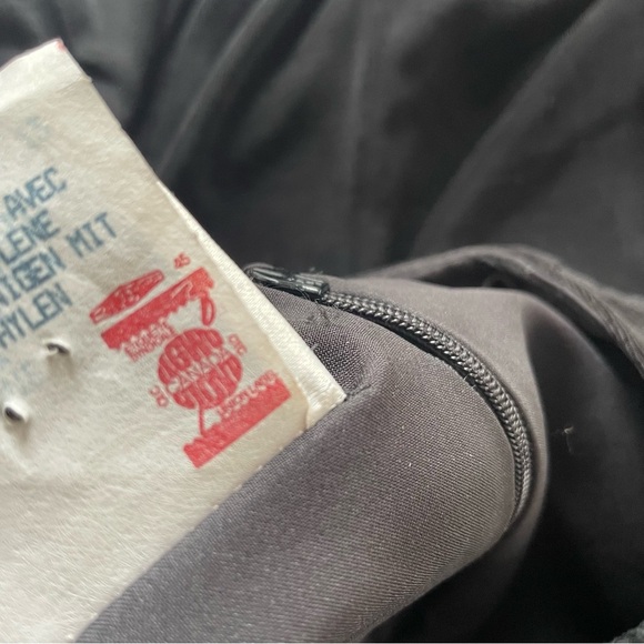 Vintage Joseph Ribkoff Maxi Dress Long Sleeve Black Goth Gothic Union Label - Picture 8 of 10